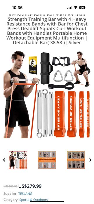 Kit multifunctional fitness