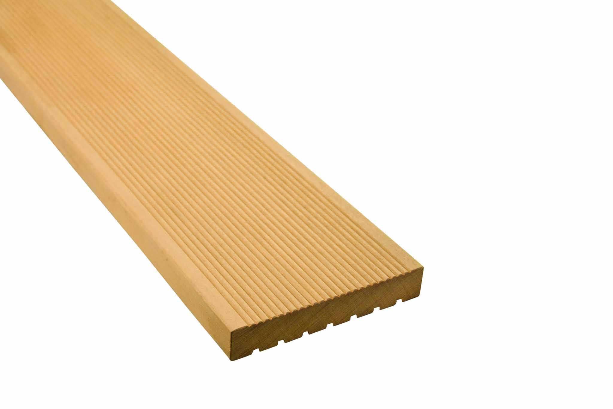Deck terasa exotic Garapa riflat 25x145-1200-6100 pardoseala exterior