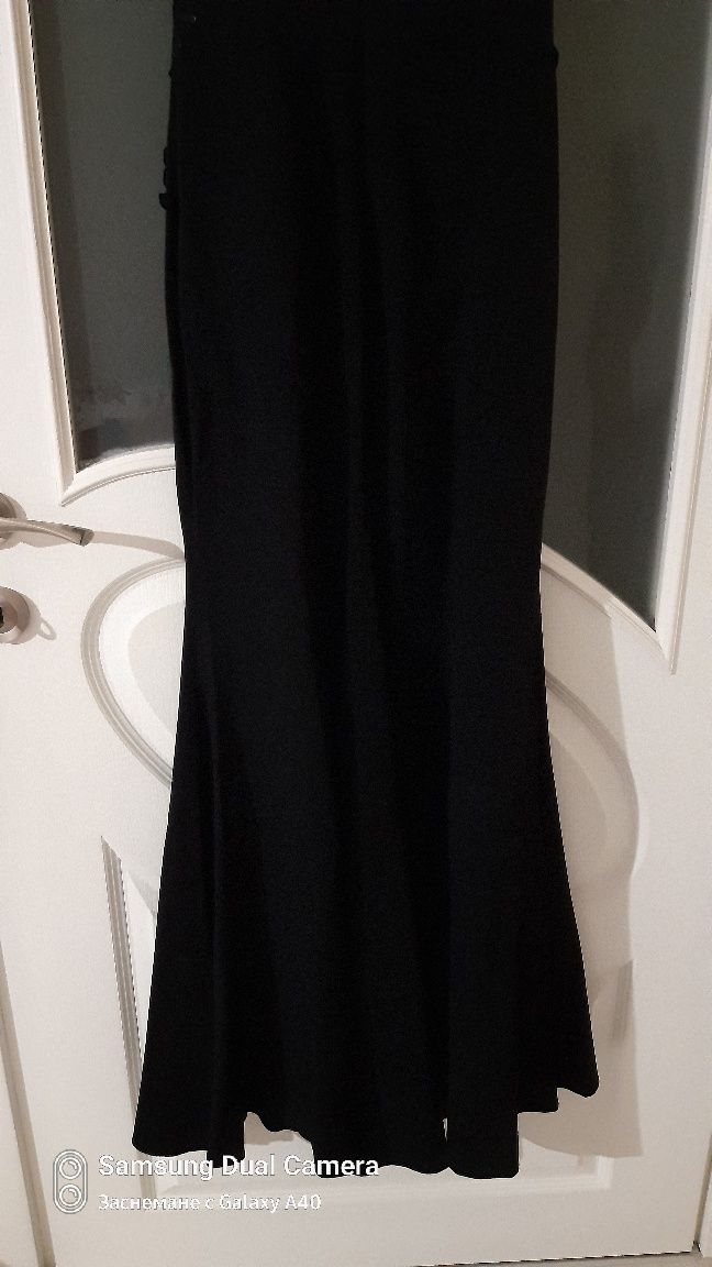 Дамска черна официална рокля 38 размер