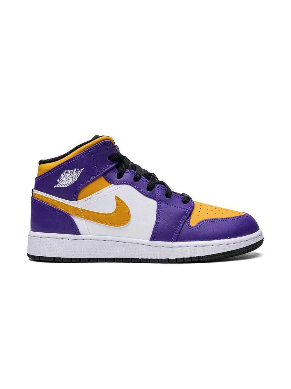 Nike Air Jordan 1 Mid PS Lakers sneakers, 36 номер, Найк оригинални