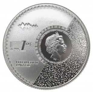 Vand moneda Vivat Humanitas de argint 1 uncie, 31.1 grame, anul 2021