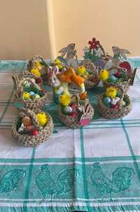 Ръчно изработени Великденски кошнички