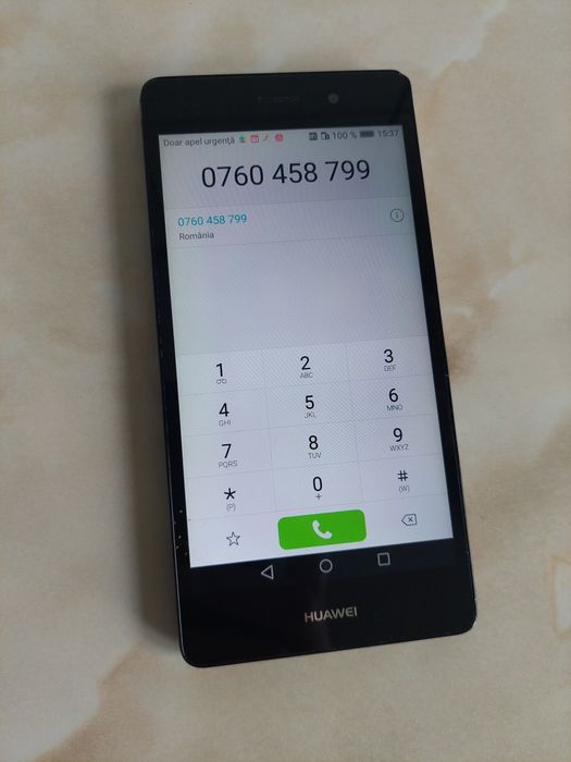 Vând Huawei P8 Lite negru fără probleme, NEcodat //poze reale