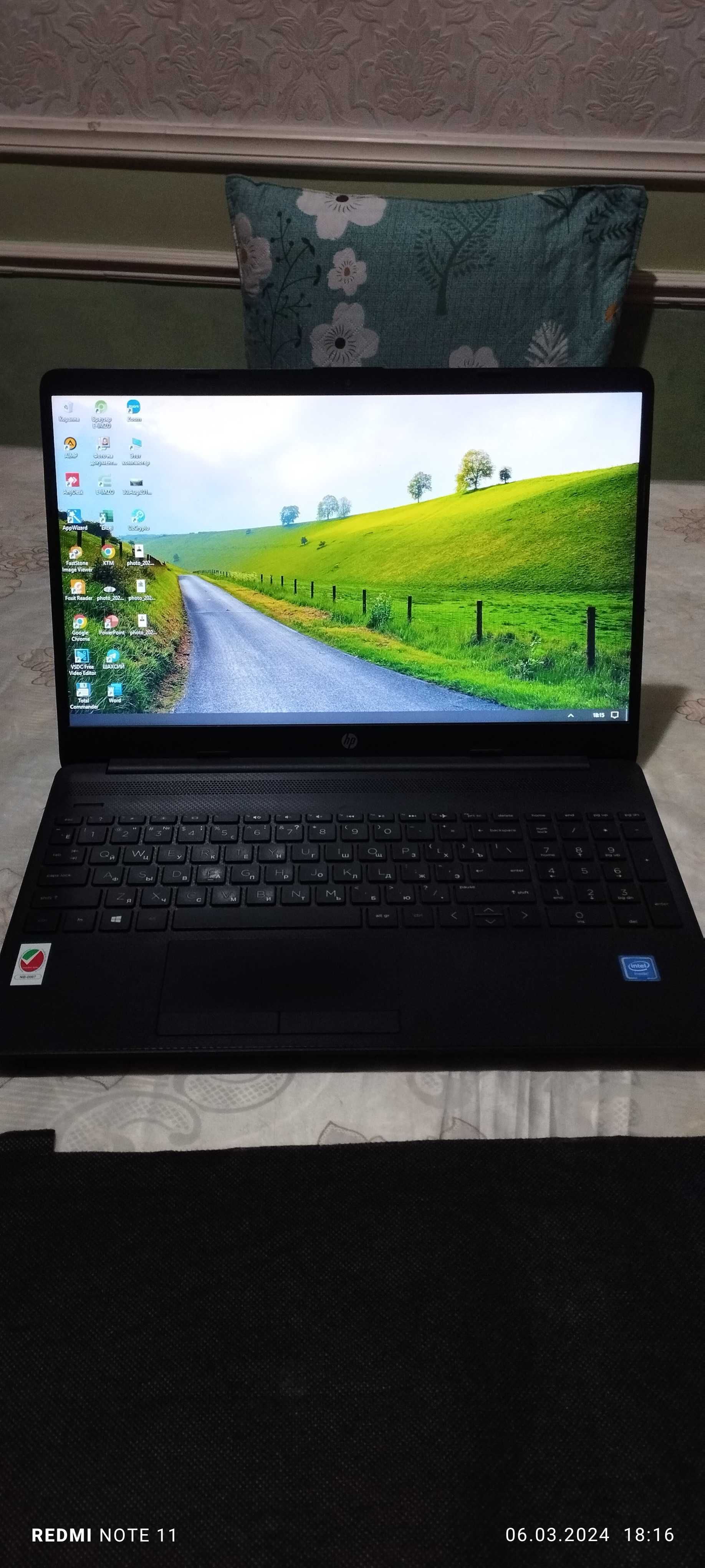 Noutbuk HP Laptop 15-dw1212nia OZU 4 xotira 1 TR