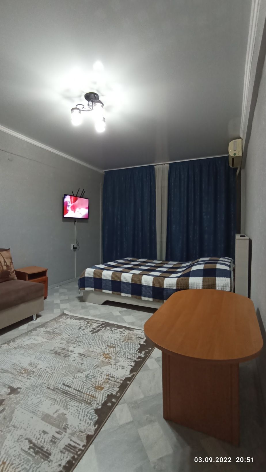 Квартиры 1 и 2 ком посуточно в центре мик.Шашубая Wi - Fi