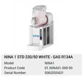 Dozator Nina 1 cremă rece de cafea, 2 litri, 230V, 0.33kW, SPM