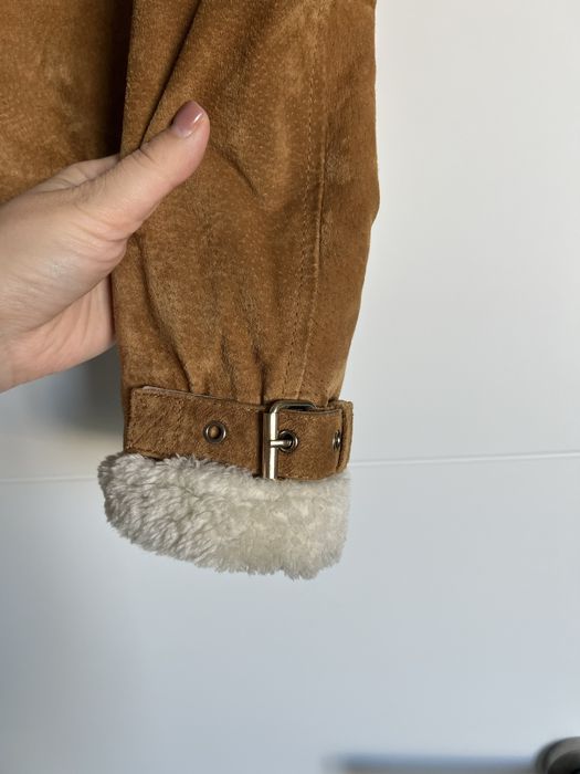 Jacheta Zara din piele de porc XS