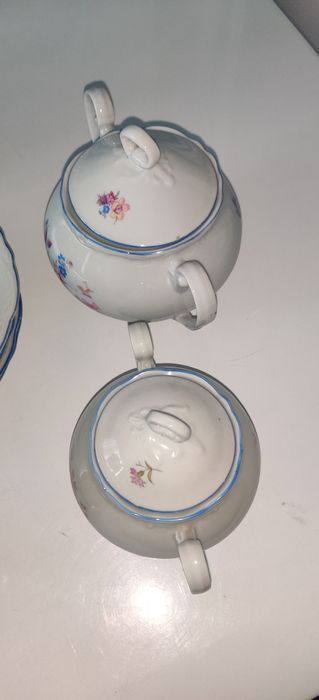 Set ceai și cafea porțelan, ambele noi!