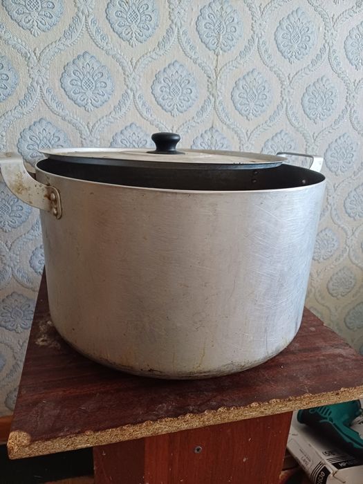 Алюминевый кастрюл 15 литр