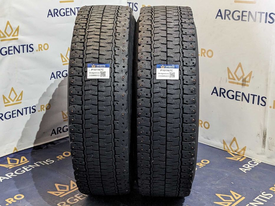 Pereche 2 anvelope 315/80R22.5 Bridgestone (cod P101167C)