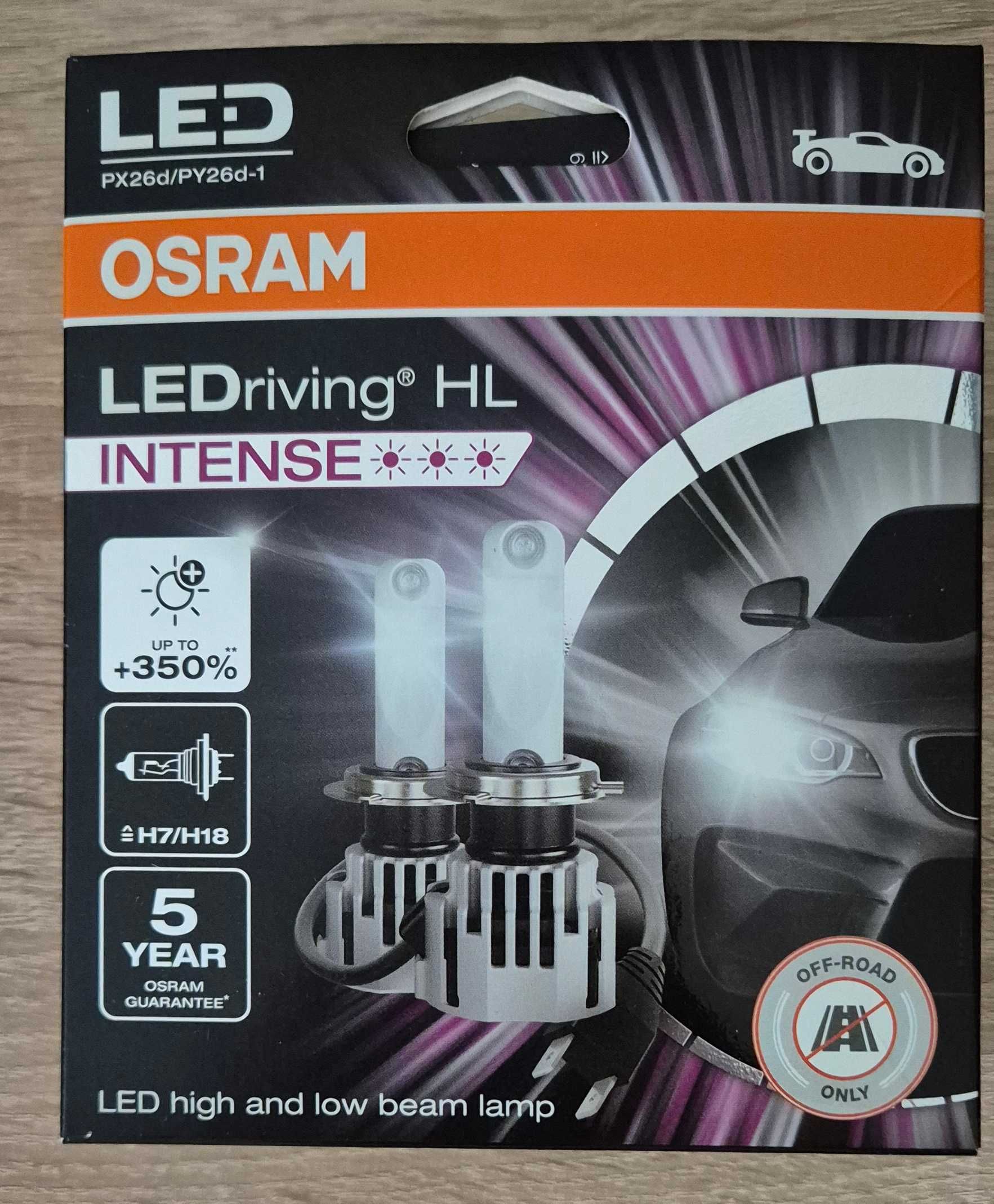 Osram LEDriving HL INTENSE, H7  64210DWINT-2HFB, 21W, 12V, PX26D