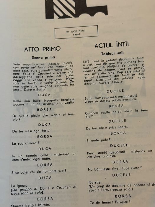 Platan pickup VIVALDI Rigoletto