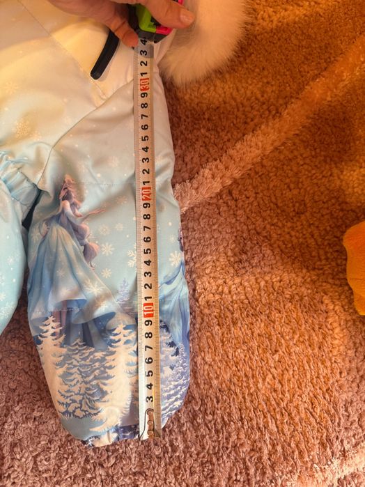 Детско зимно яке 104см с шал и шапка