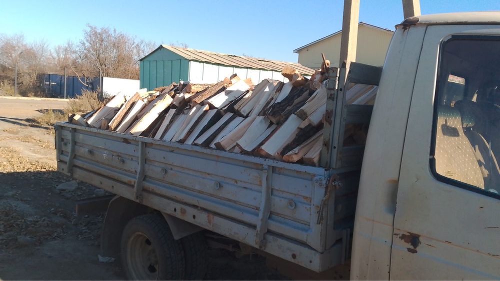 Дрова рубленные газель ива, карагач 5,5 куба