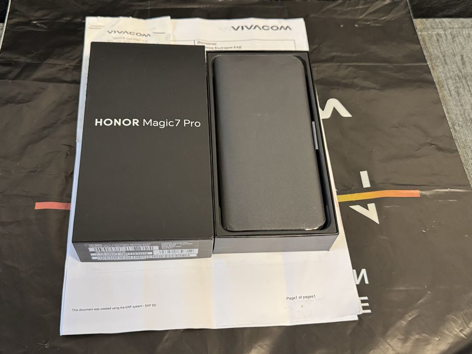 512GB Honor Magic 7 Pro VIVACOM Гаранция 2027г. Black / Черен