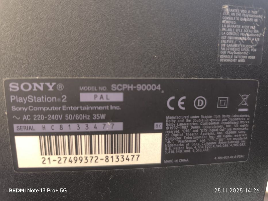 Продаю PlayStation 2 slim