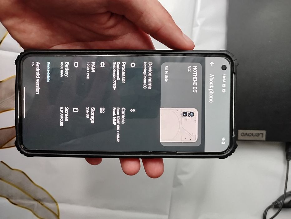 Nothing Phone 1  20gb Ram 12+8 extensie