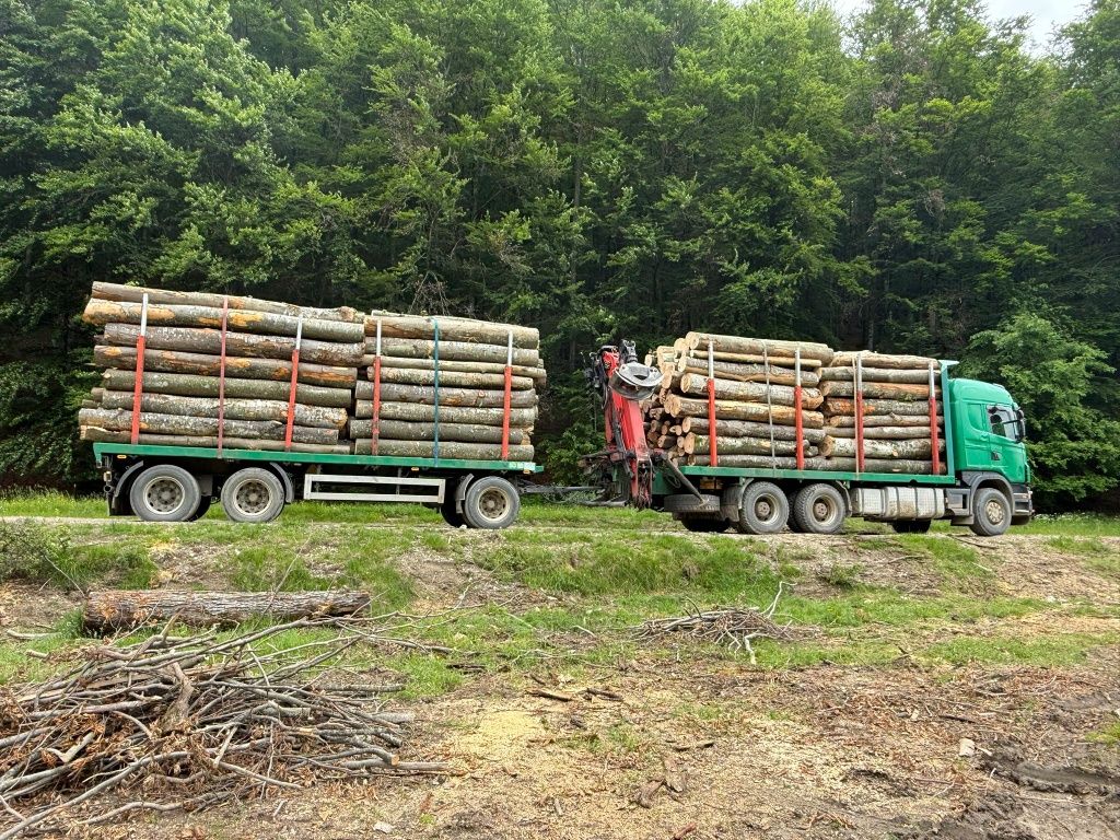 Vând lemn de foc esență tare verde și uscat  posibilitate de transport