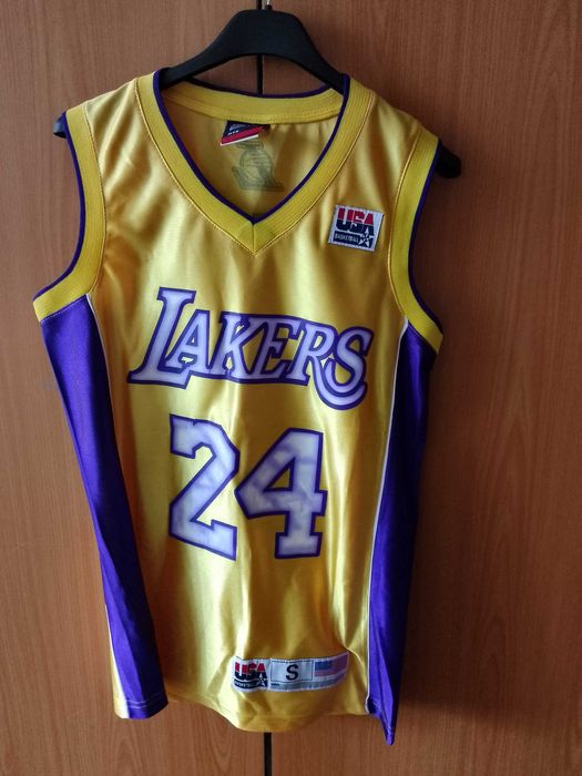 LA Lakers Kobe Bryant 24 Home Jersey (S) като нов