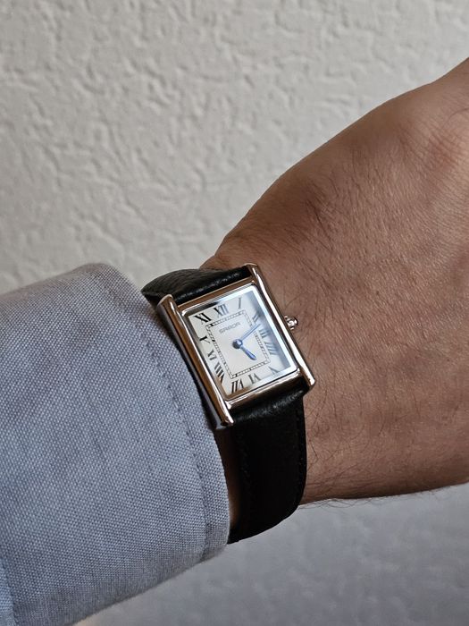 Часы Sanda Tank омаж на Cartier Tank, классический стиль