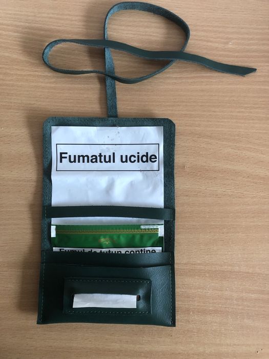 Portofel / port tutun din piele natutala