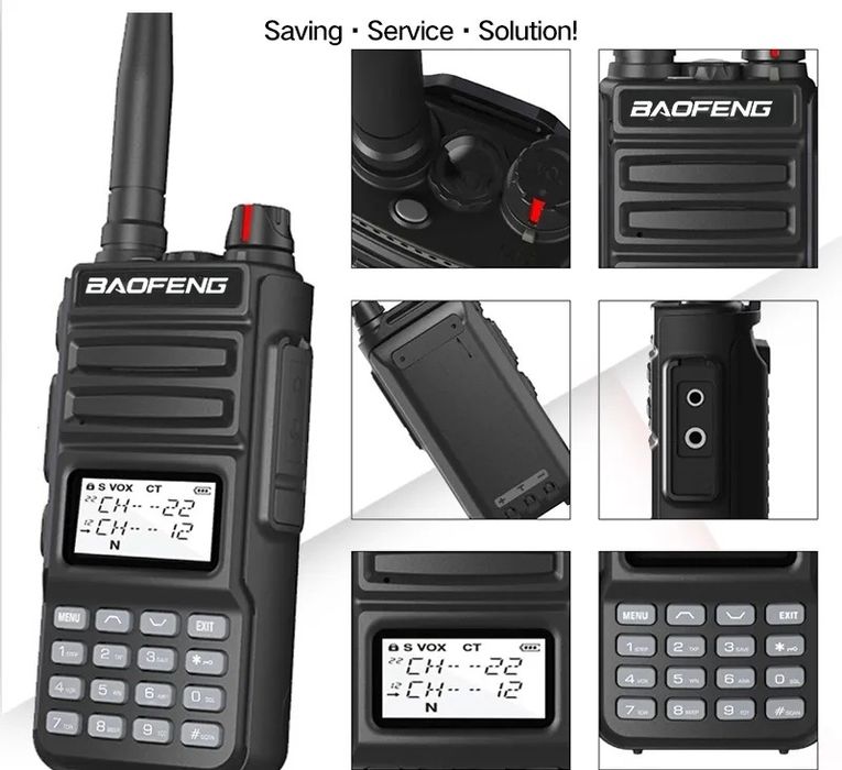 Baofeng Walkie-talkie UV13 PRO 2023 V1 Neagra