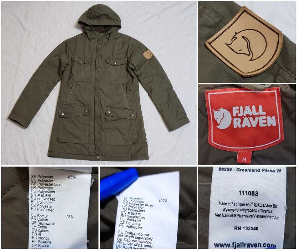 Geaca FJALL RAVEN Greenland Parka marime M dama fjallraven vanator