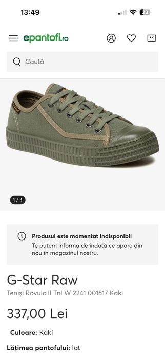 Tenisi adidasi g star barbati marimea 41