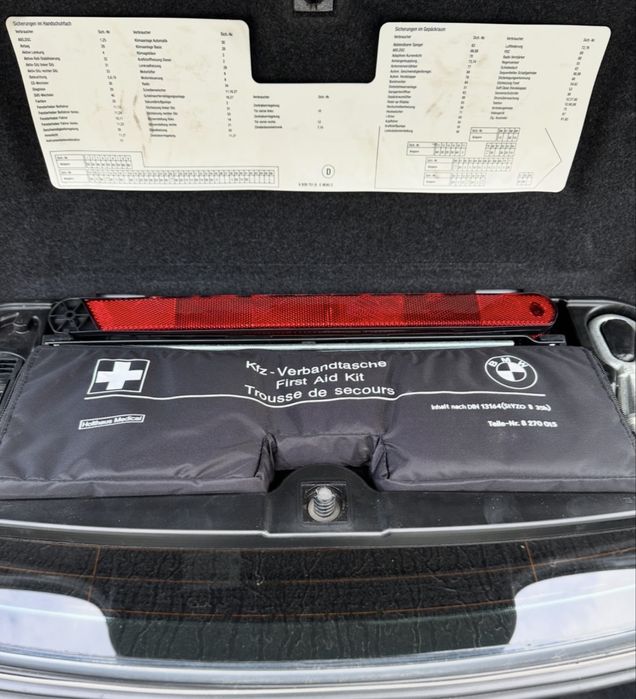 Аптечка БМВ Е60 BMW F10