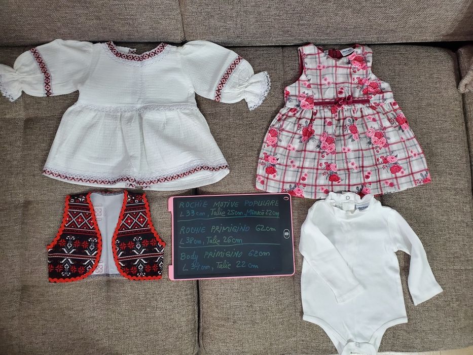 Lot haine fetite 62-74 cm