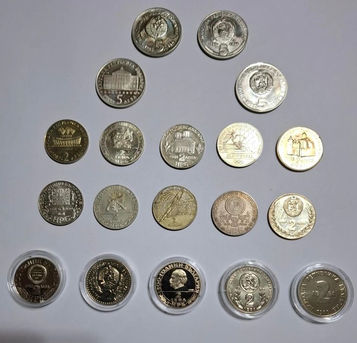 Огромен лот Български банкноти и монети