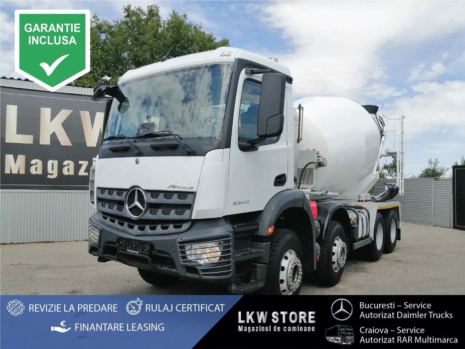 Mercedes-Benz AROCS 32.40 8x4 Betoniera/Beton Mixer 9m3, TOP !!! Camion Betoniera in stare buna