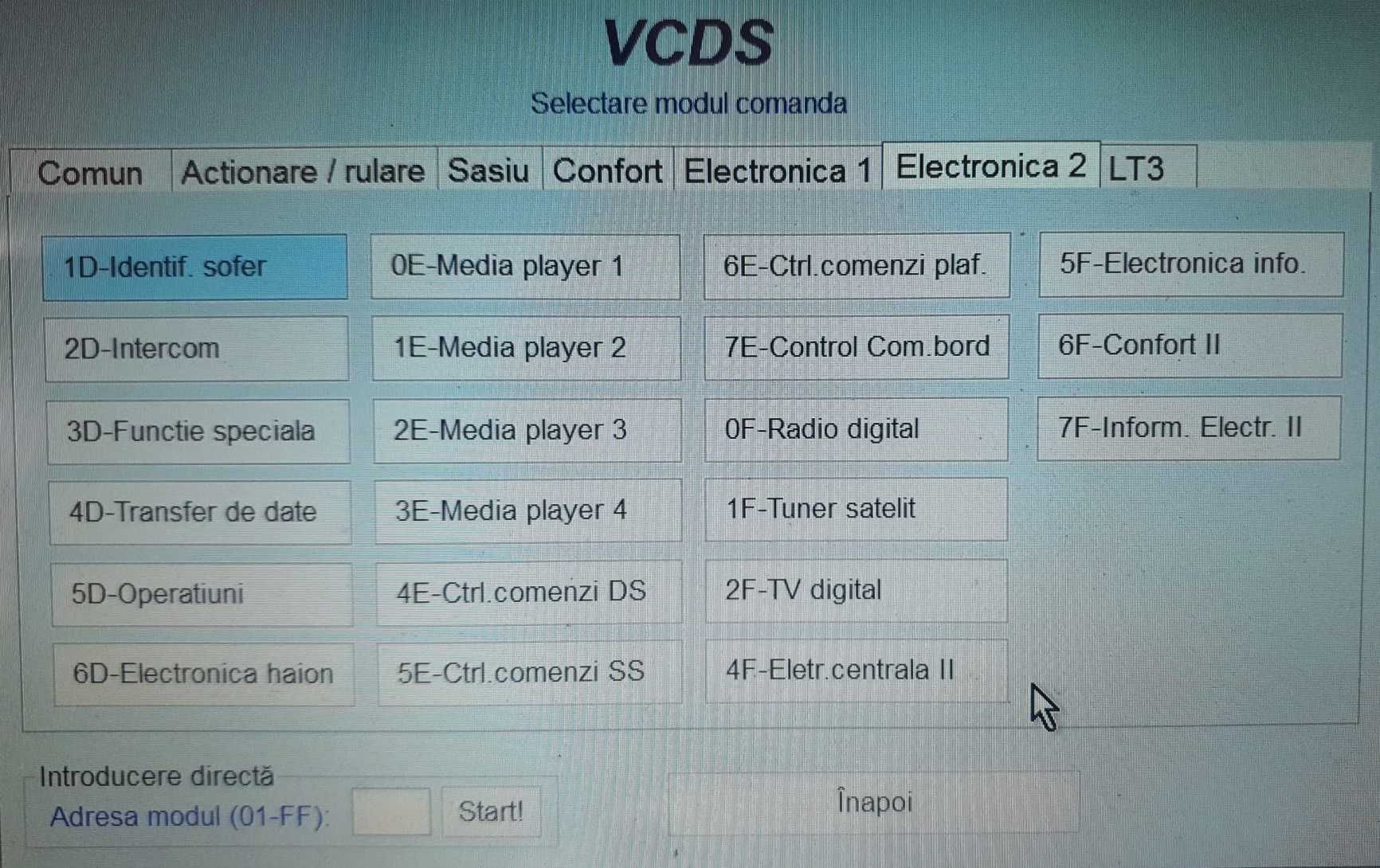 Diagnoza VW Audi Skoda Seat