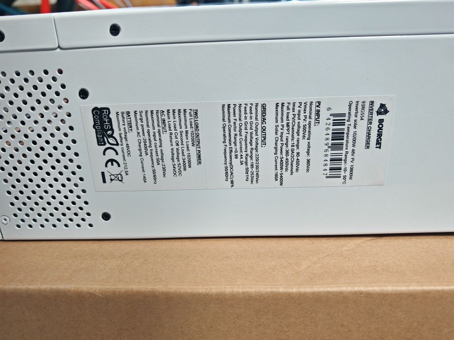 Invertor hibrid, 10.2kw, 48v