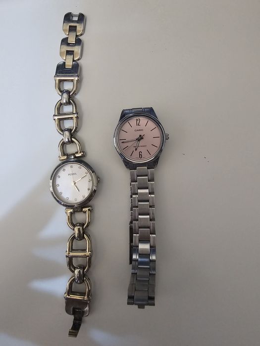 Ceasuri Fossil si Casio dama