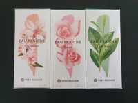 Set 3 parfumuri YVES ROCHER EAU FRAICHE Cirese, Trandafir, Ceai etc