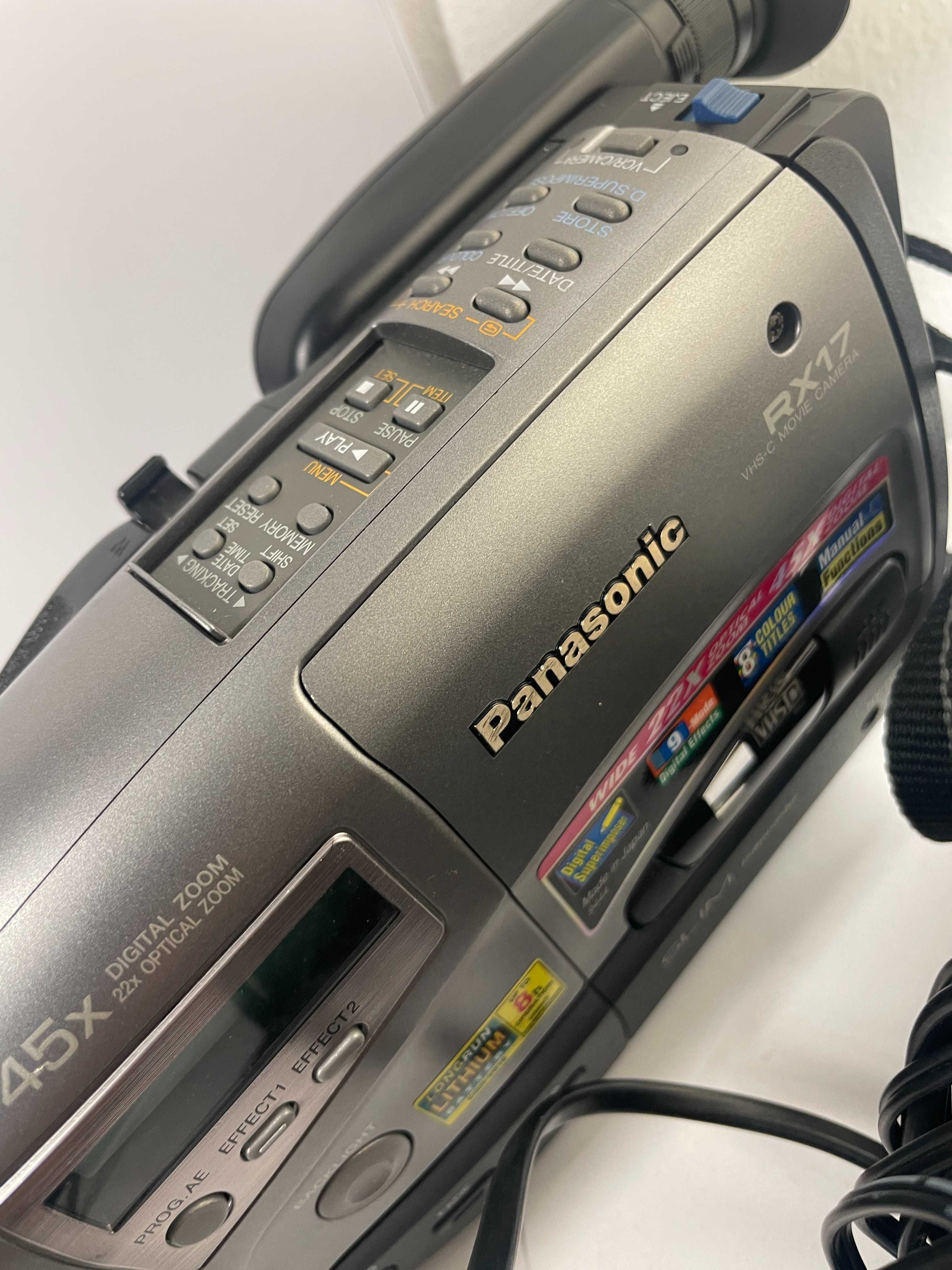 Camera Video PANASONIC vintage VHS Rx17 22Xoptic 45xdigital NU SONY