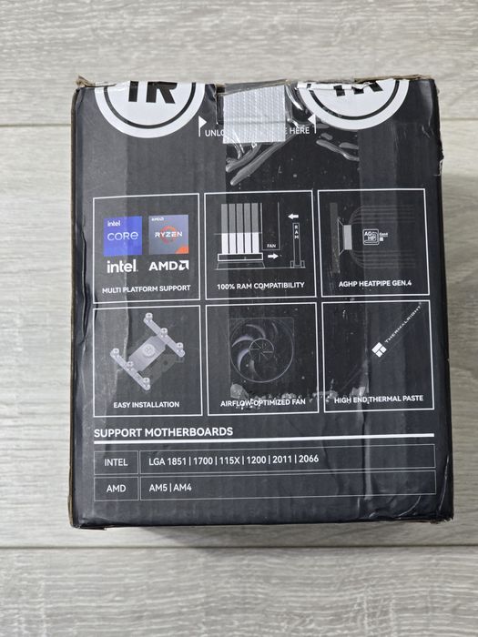 Cooler CPU Thermalright AK90, 5 heatpipes, 125mm, silențios