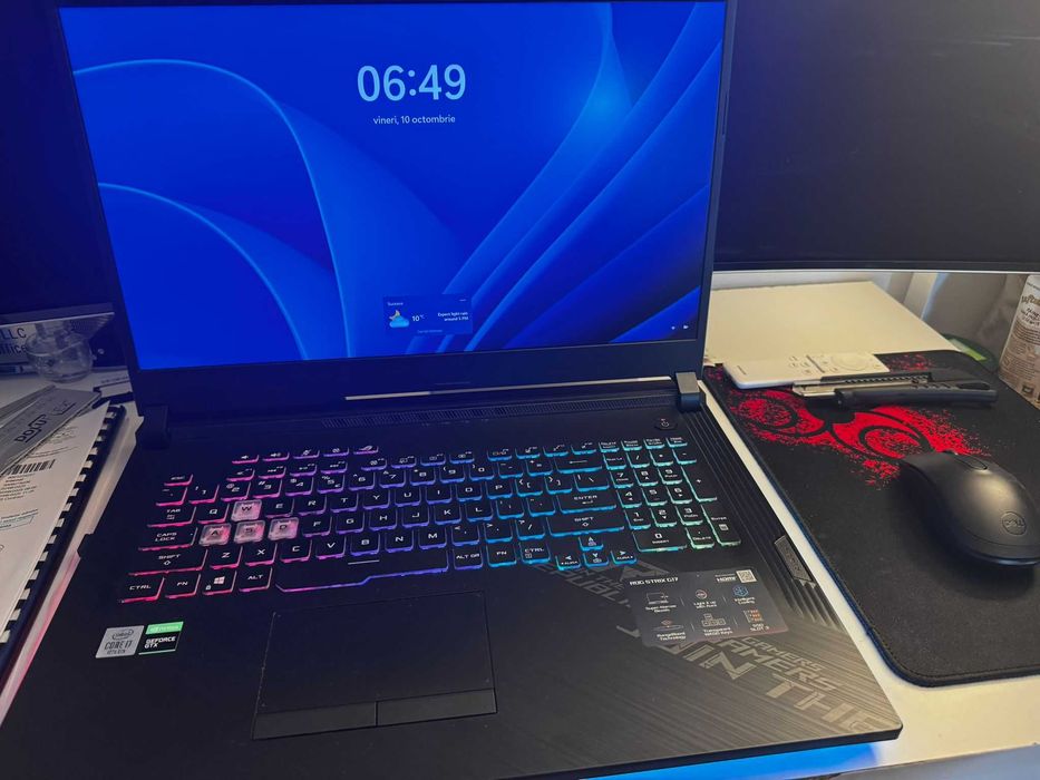 Vand/Schimb Laptop gaming Asus ROG strix 17Inch i7 generatia 10