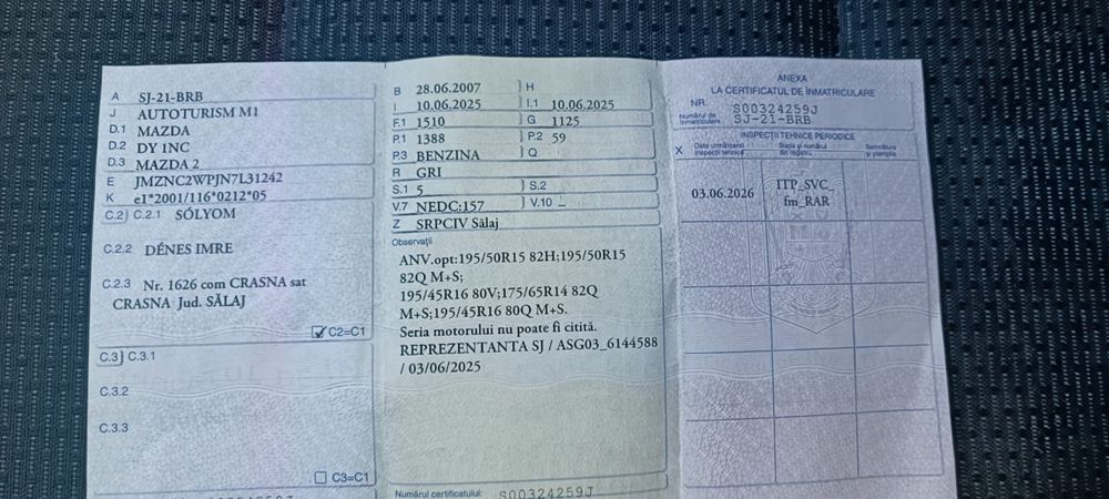 Mazda 2. 1,4benzina. 2007. Euro4