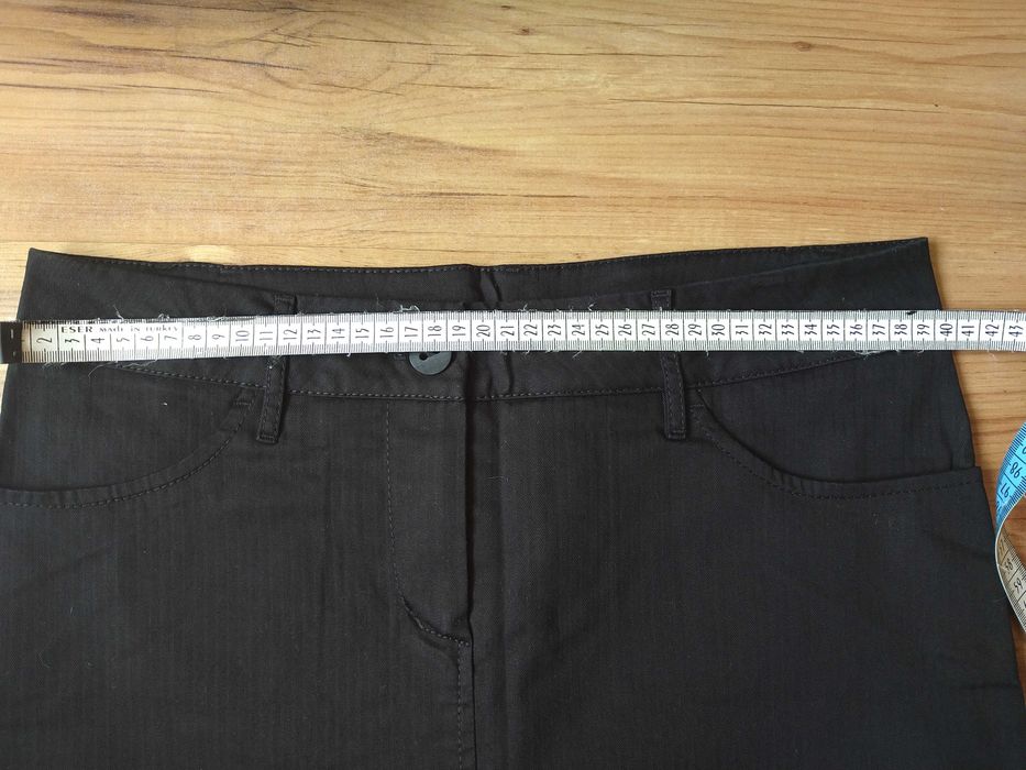 Пола, дълга, черна, памук