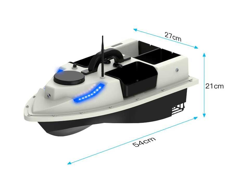 Vand navomodel/barca/barcuta nadit/momit cu 4 CUVE si GPS + sonar 210m