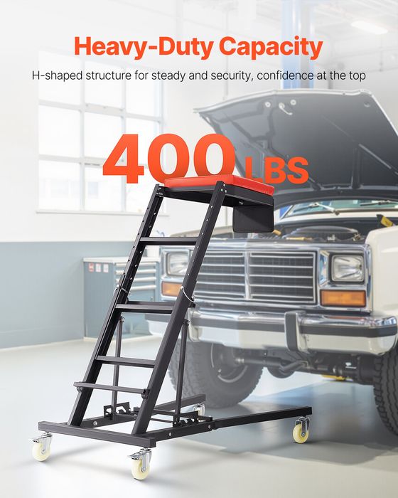 Creeper Auto,Capacitate 181kg,4 Roti Pivotante,1079-1645mm