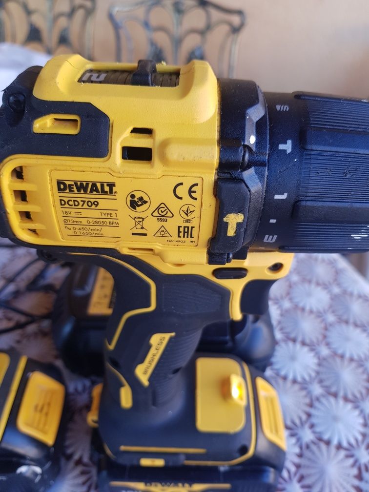 set filetante dewalt model brushless