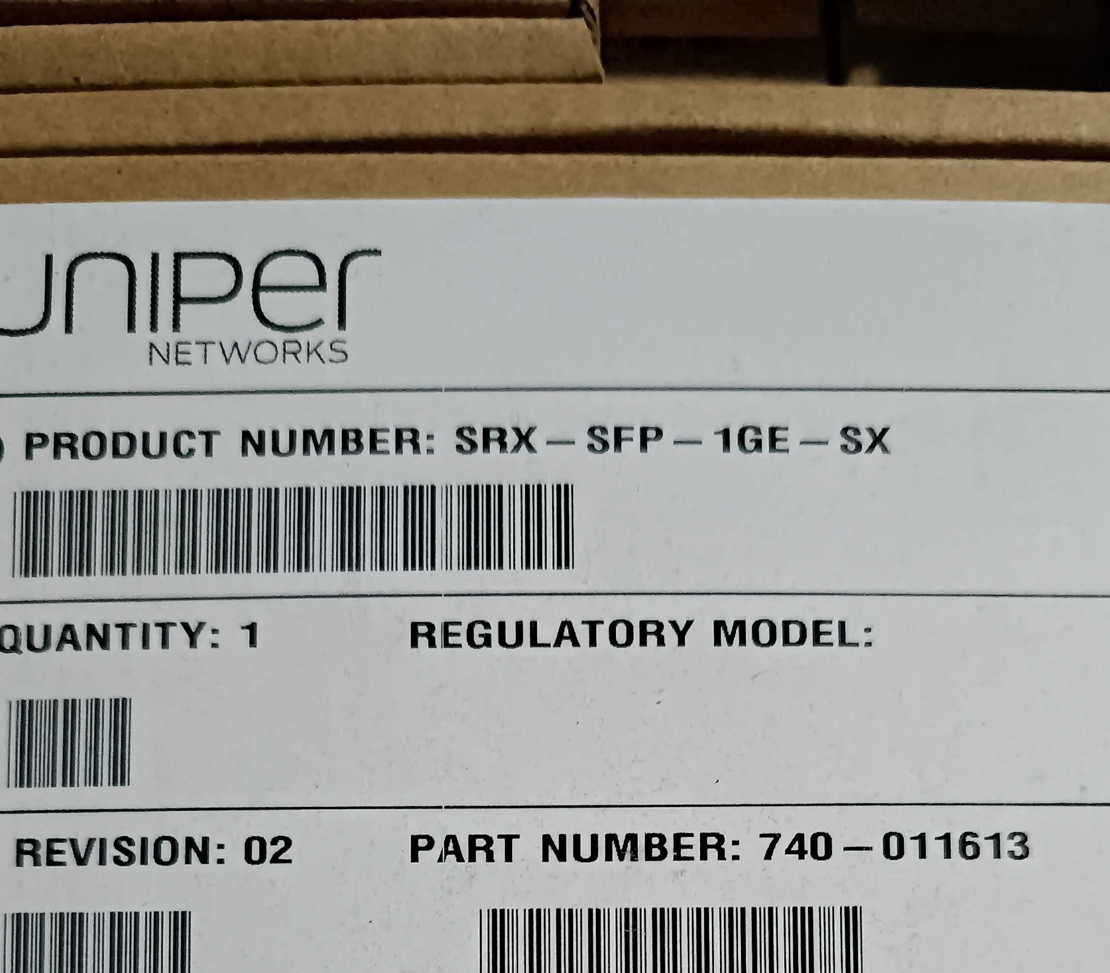 SFP модули Juniper