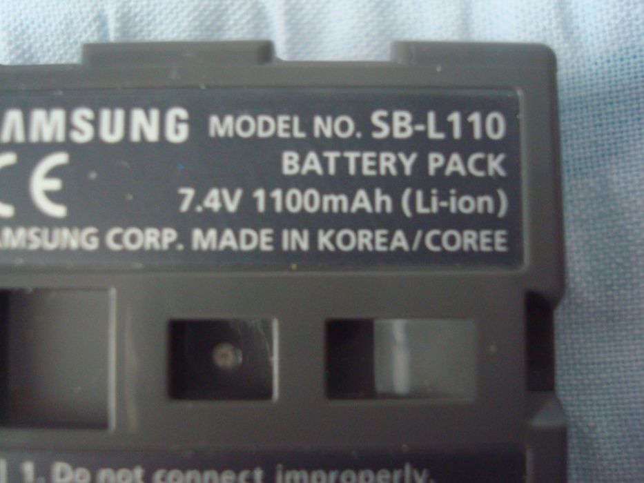 Acumulator baterie camera video Samsung SP-L110 7.4V si 1100mA