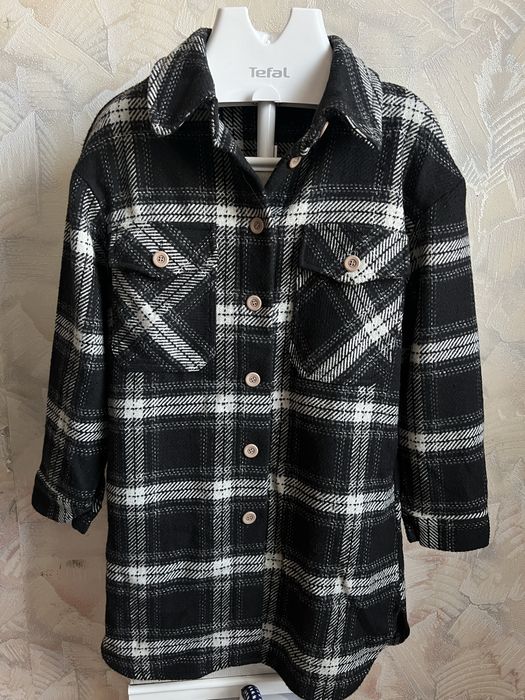 Рубашка-куртка в клетку новая