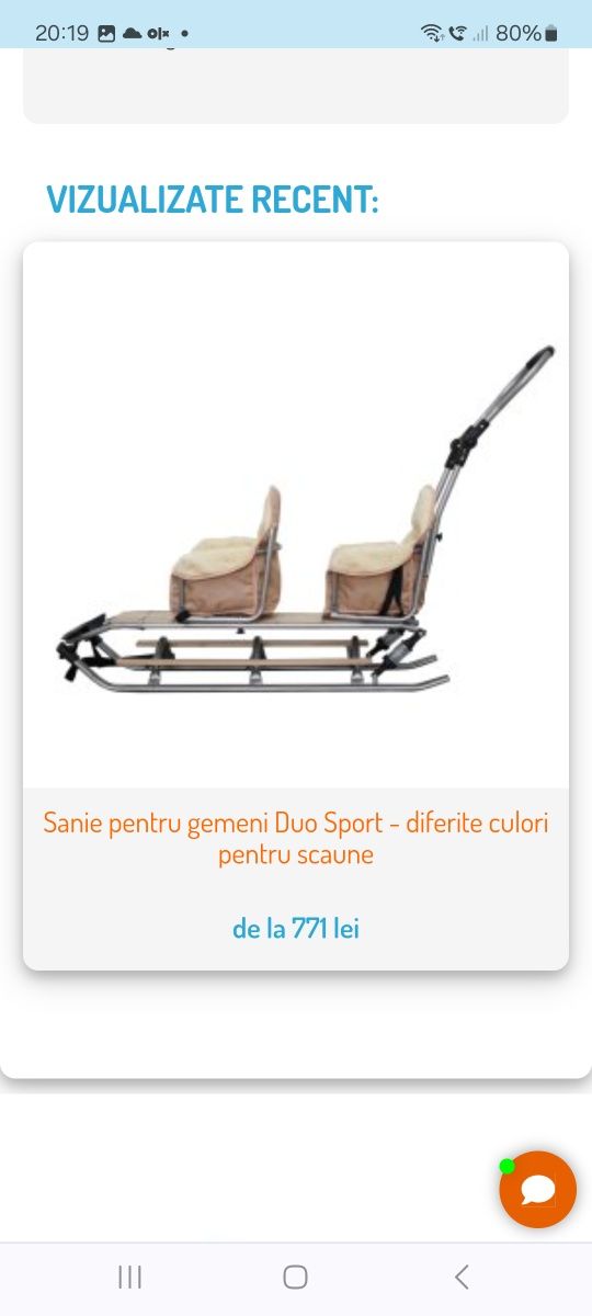 Sanie copii Duo Sport