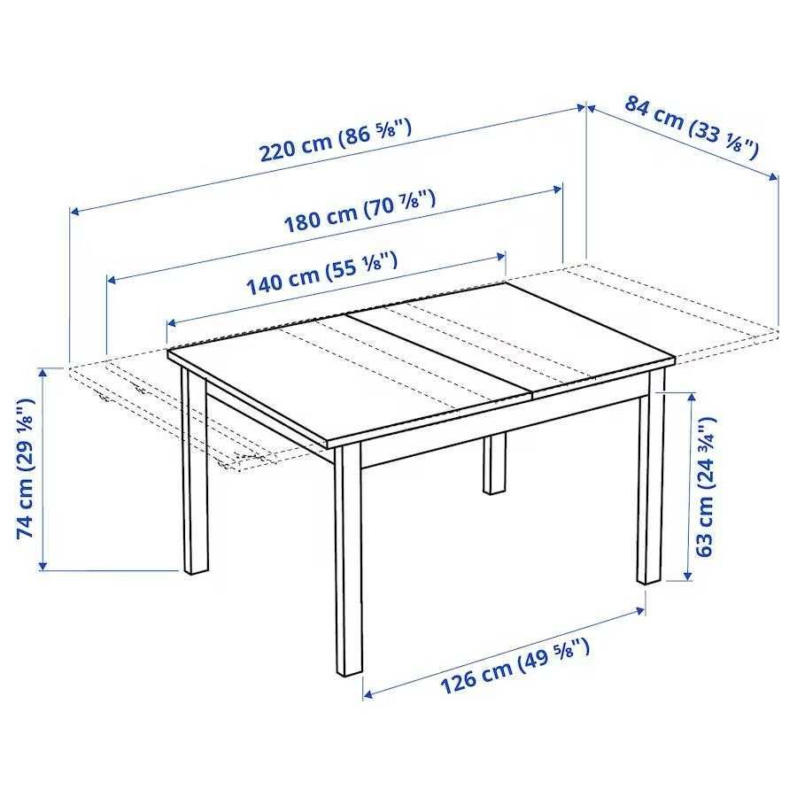 masa stejar Ikea Bjursta 6-8pers