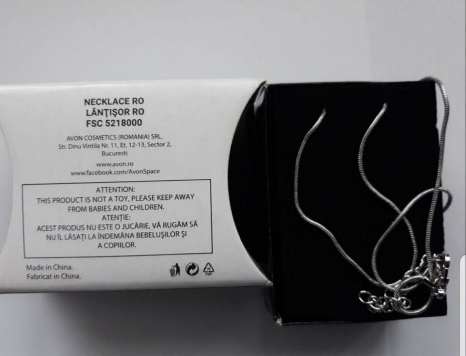 Avon lănțișor placat cu argint